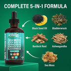 Clean Nutra Sea Moss Drops MultiMineral Liquid | Vegan


