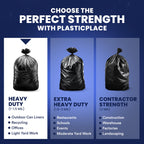 Plasticplace Heavy Duty Trash Bags for Contractors

