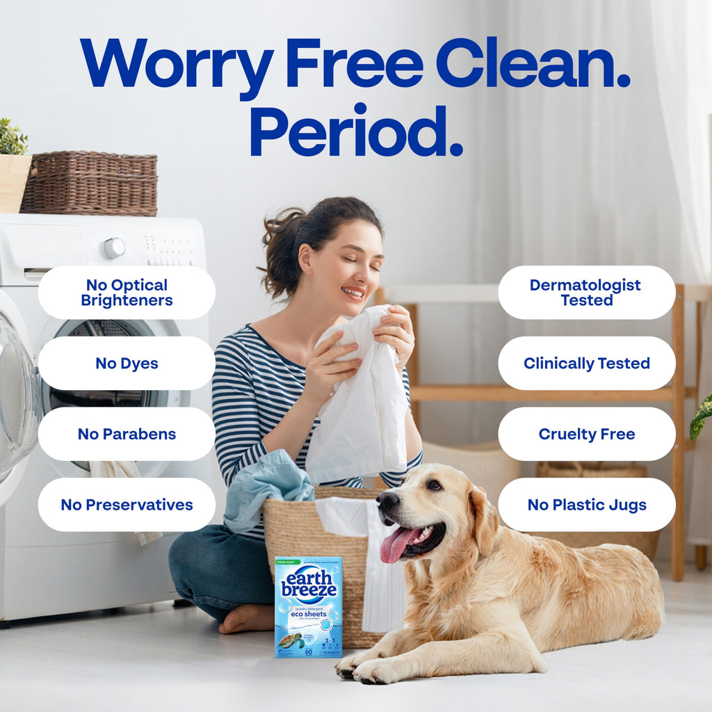Earth Breeze Laundry Detergent Sheets

