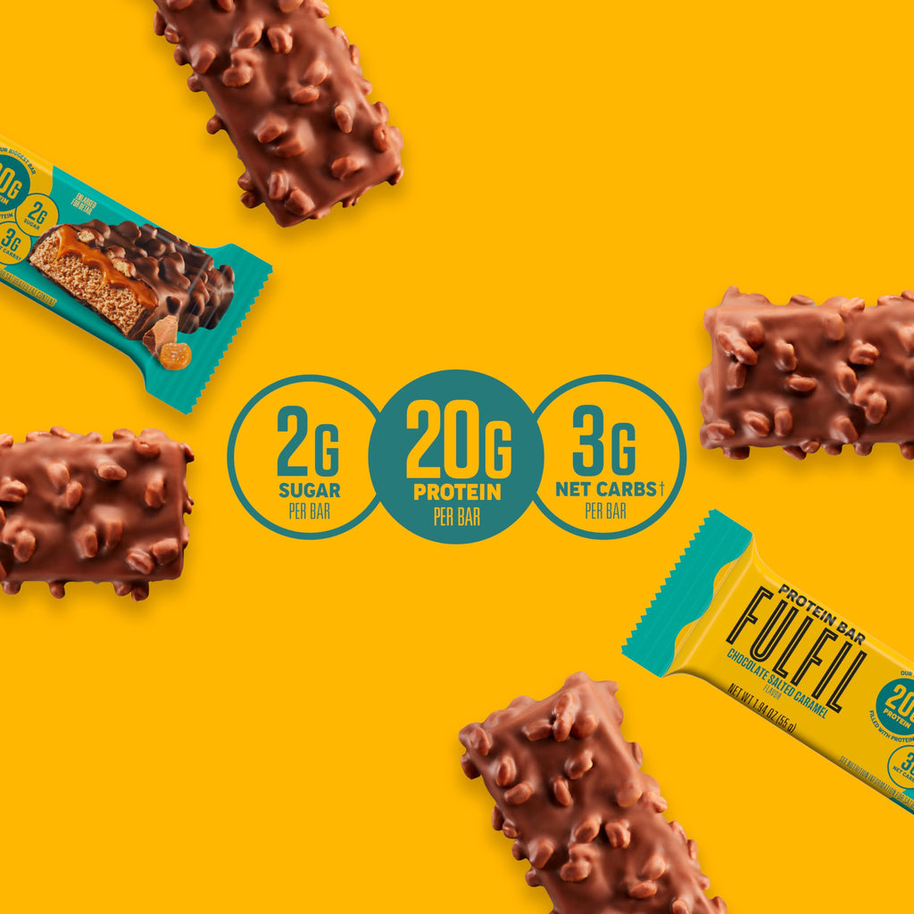 Protein Bars by FULFIL Gluten Free 20g Protein

