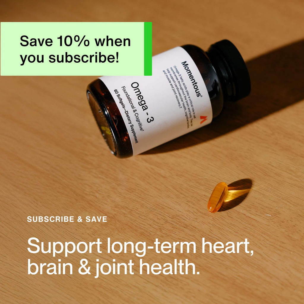 Momentous Omega-3 Fish Oil - Heart & Brain Support


