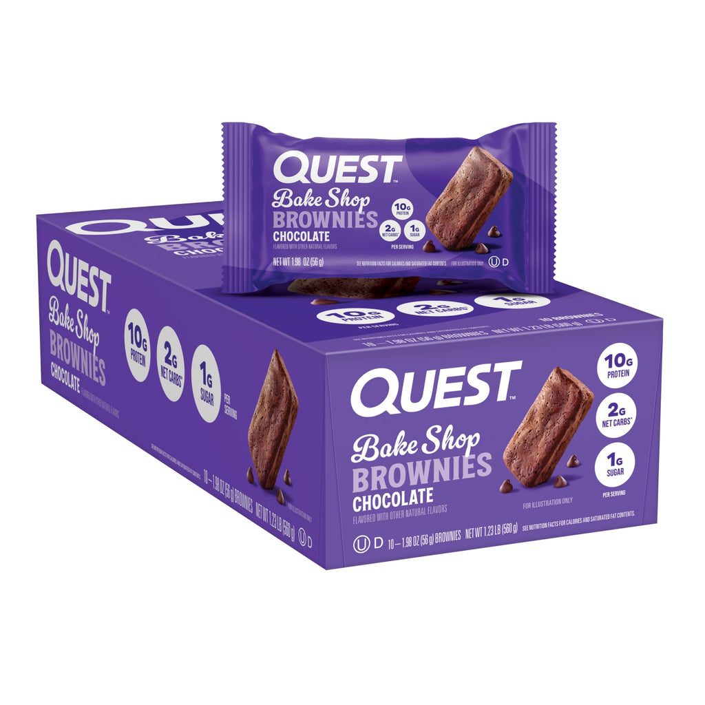 Quest Bake Shop Chocolate Brownies | Delicious Snack

