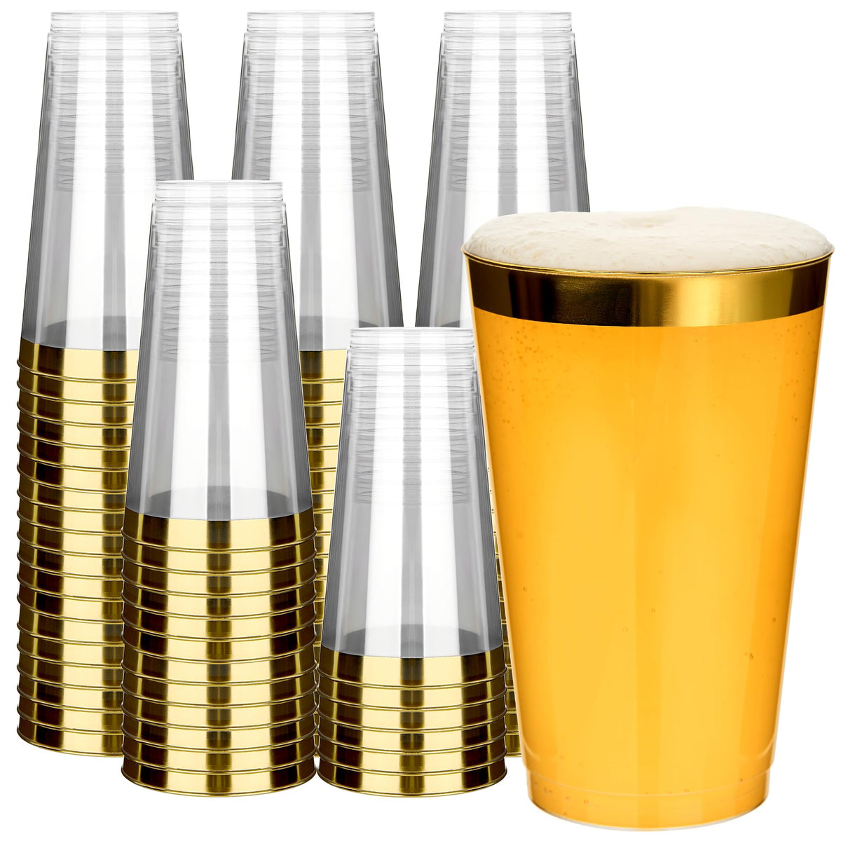 RACETOP Disposable Plastic Cups for Parties