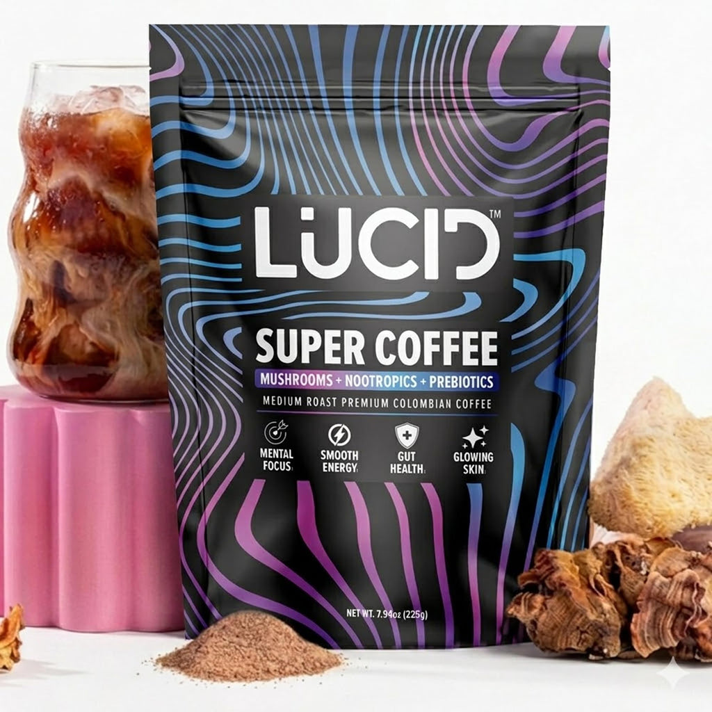 Mushroom Nootropics Blend for Focus - by Lucid - USA Made

