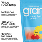 GRAMMS Clear Protein Powder Convenient On-The-Go Protein Drink

