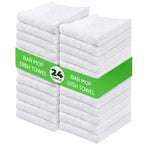 Towels N More 100% Cotton Bar Mop Kitchen Towels - Reusable, High Absorbency