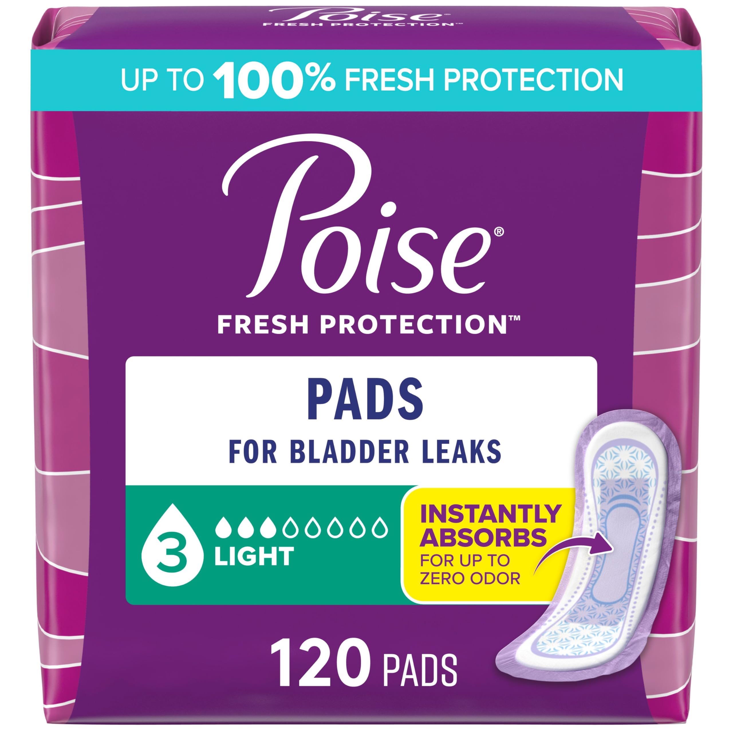 Poise Incontinence Pads & Postpartum Pads for Bladder Leaks