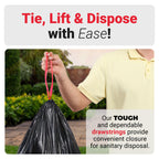 Trash Bags by Reli. - Heavy-Duty Drawstring | Tear-Resistant


