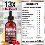 Berberine Cinnamon Liquid Drops Immune Support

