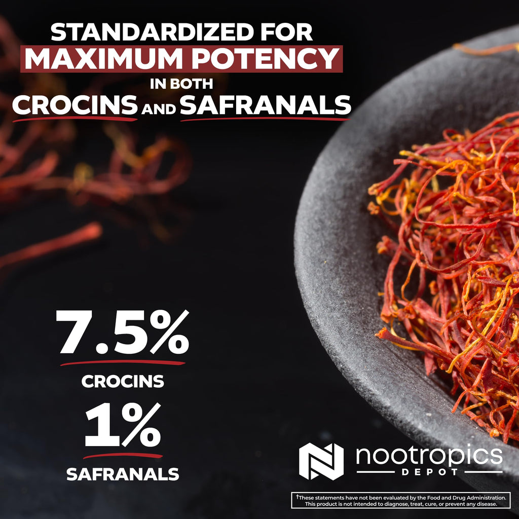 Nootropics Depot Saffron Extract Capsules 30mg

