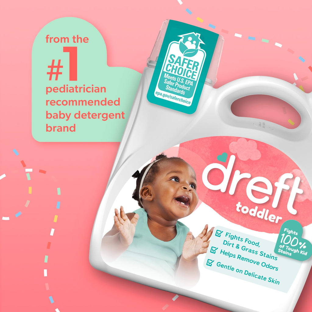 Dreft Toddler Liquid Laundry Detergent | Sensitive Skin

