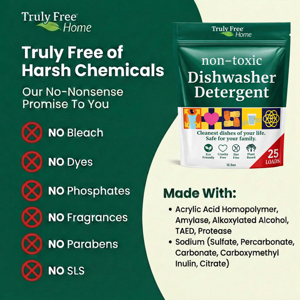 Truly Free Dishwasher Detergent Powder | Plant-Based

