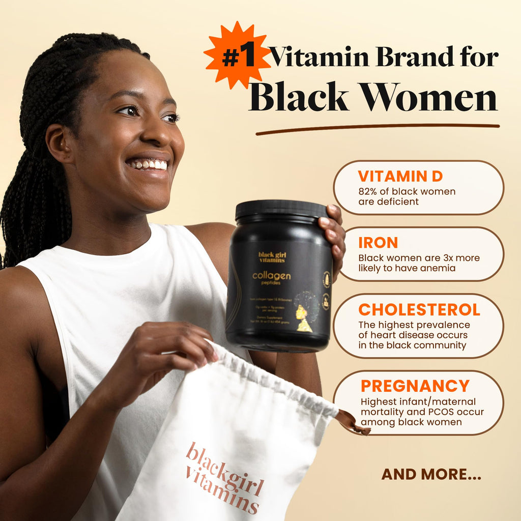 Black Girl Vitamins Collagen Peptides Supplement

