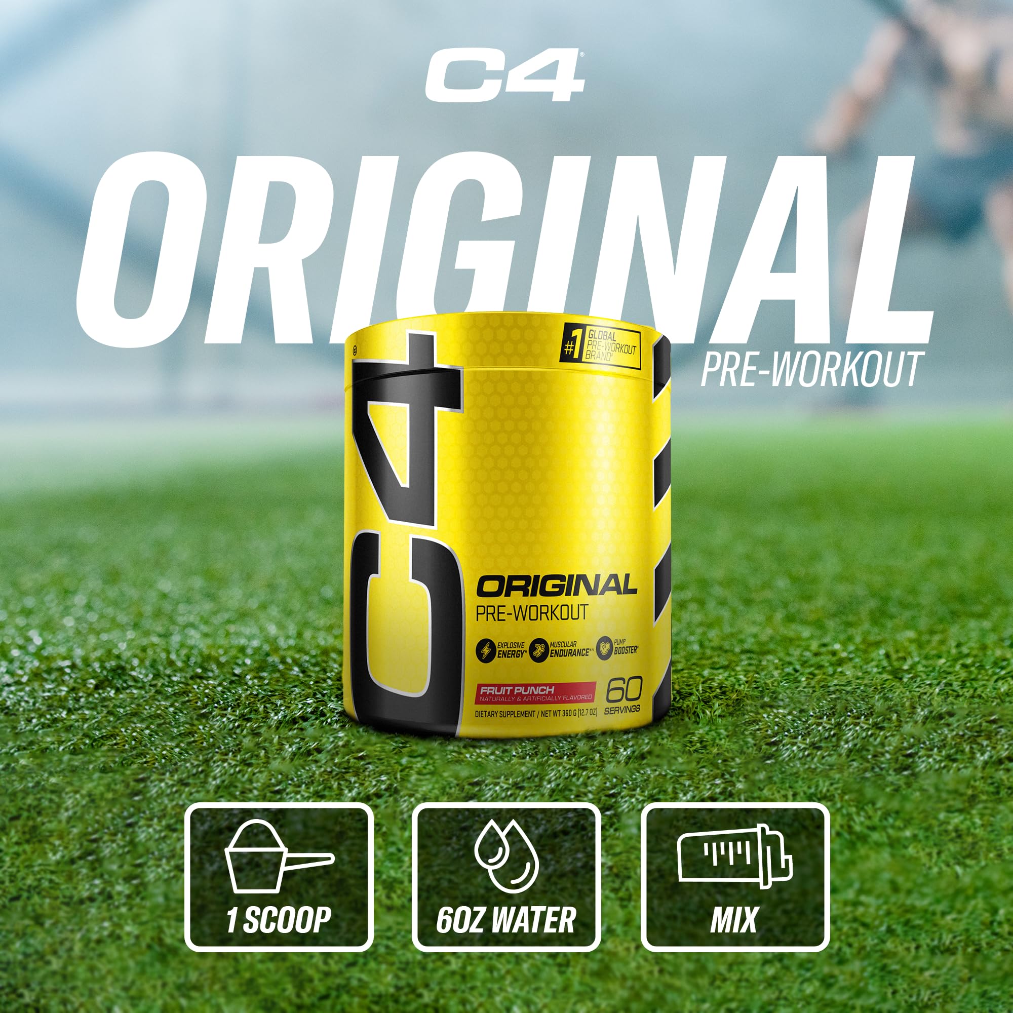 C4 Original Pre Workout Powder | Energy & Endurance

