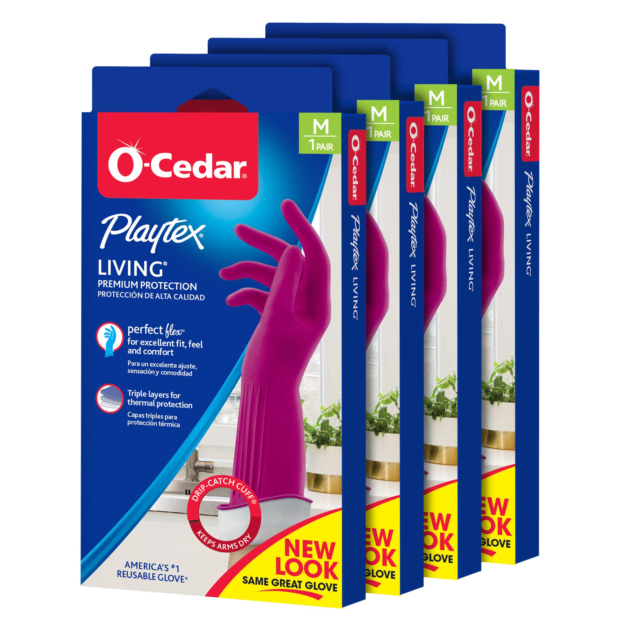 O-Cedar Playtex Living Gloves Reusable Cleaning Gloves

