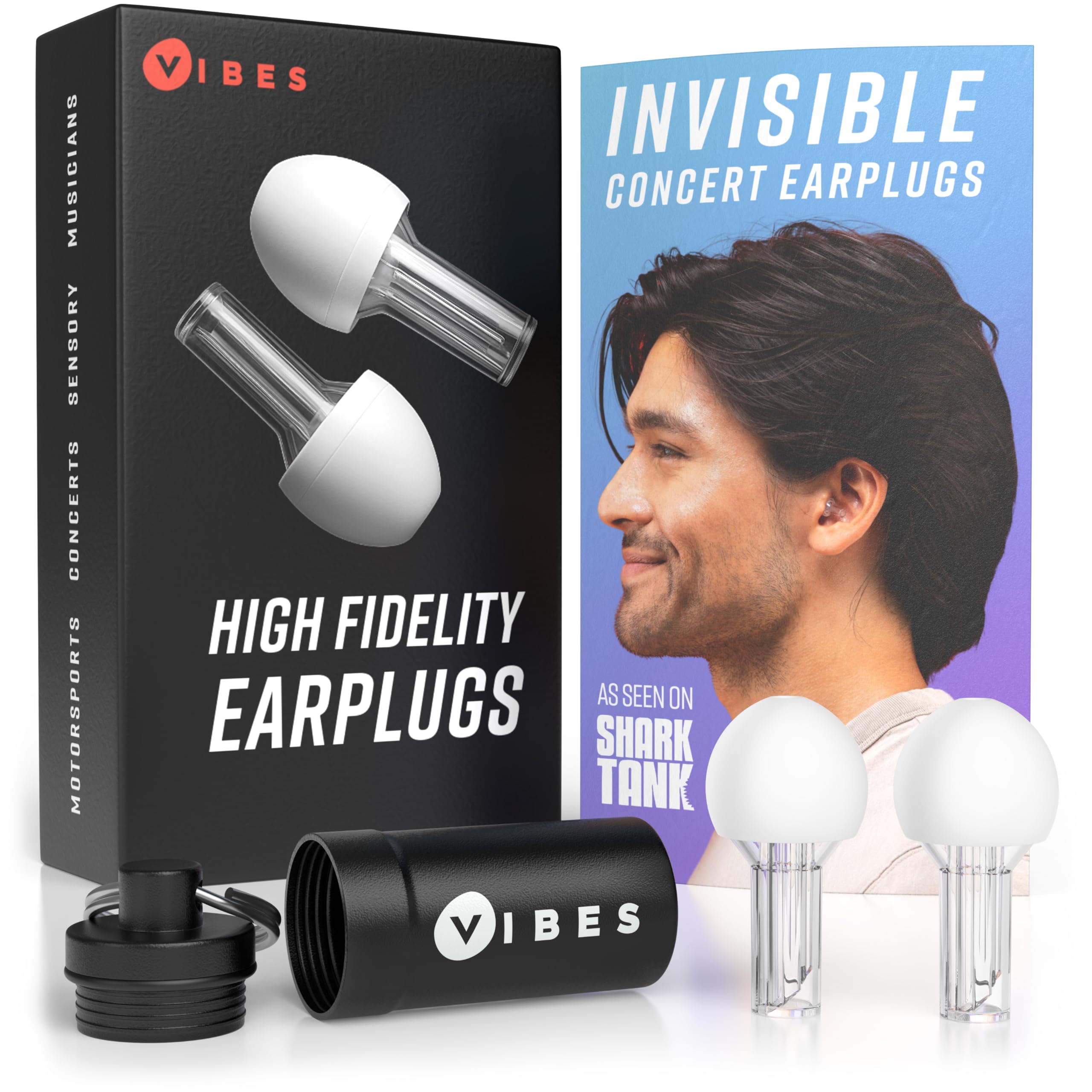 VIBES Ear Plugs – High-Fidelity Concert Hearing Protection

