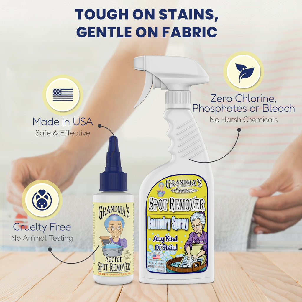 Grandma's Secret Spot Remover Laundry Spray - Stain Remover

