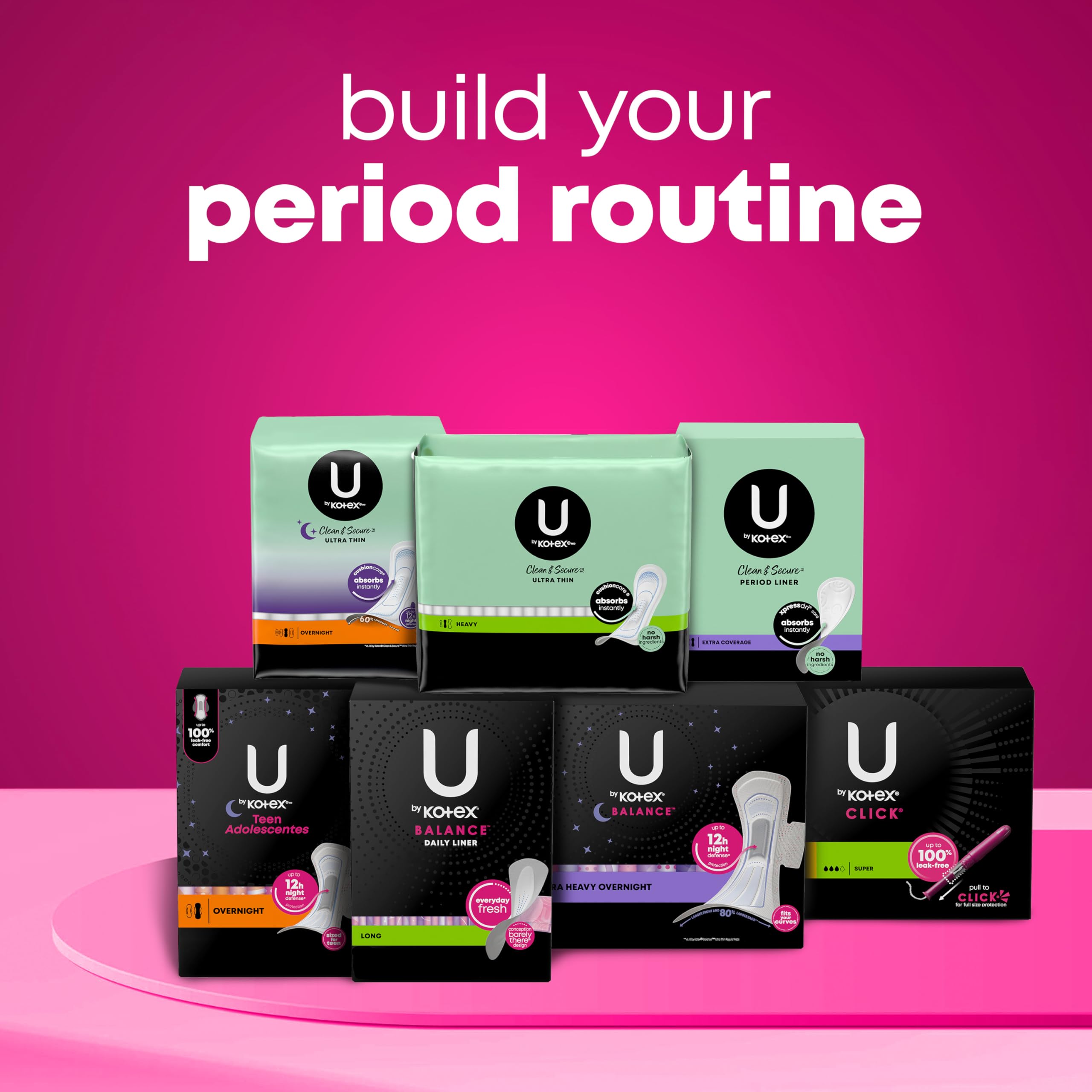 Panty Liners U by Kotex Clean & Secure Light Absorbency

