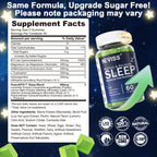 Sleep Gummies NEVISS Melatonin-Free for Adults - Lemon


