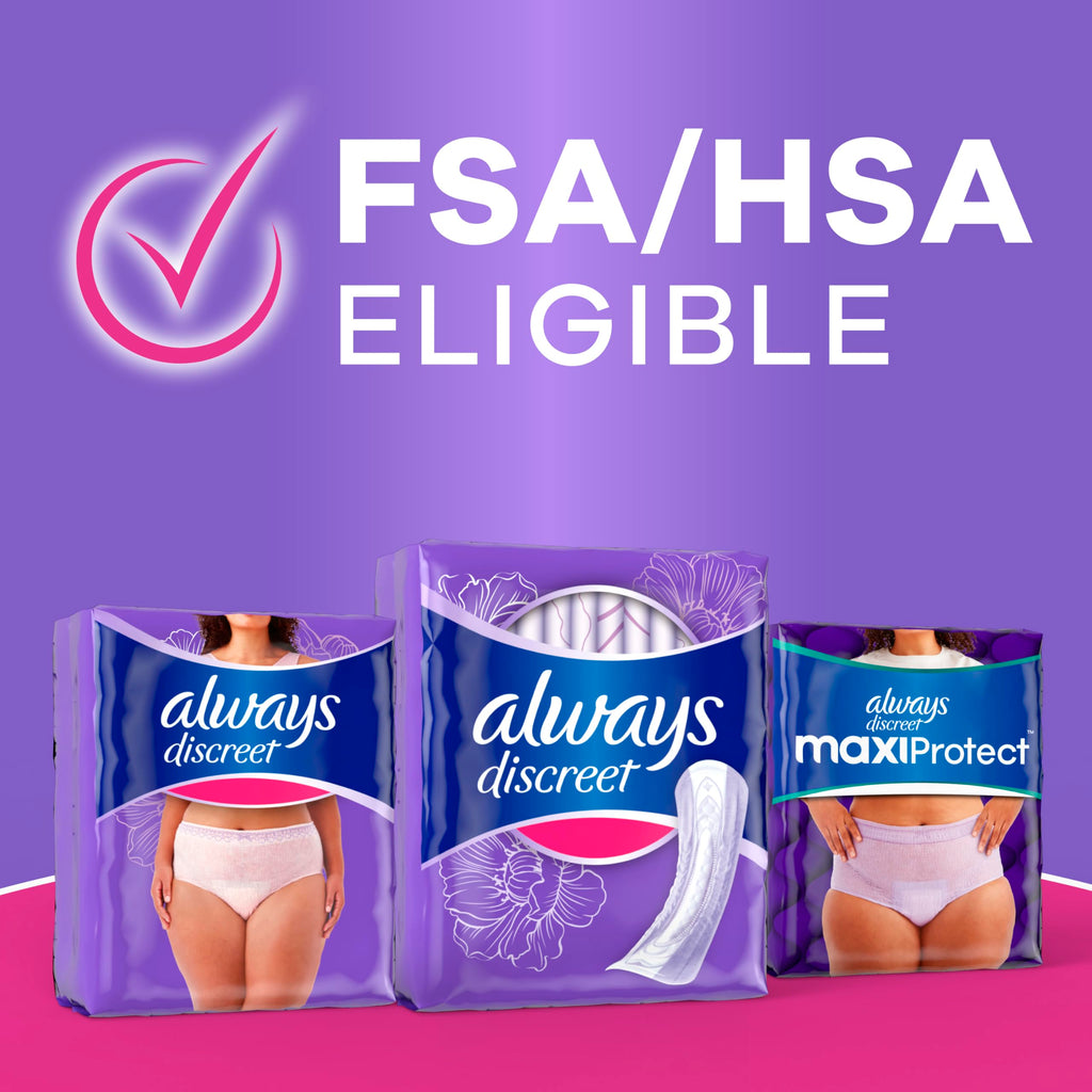 Always Discreet Incontinence Pads | Discreet Protection

