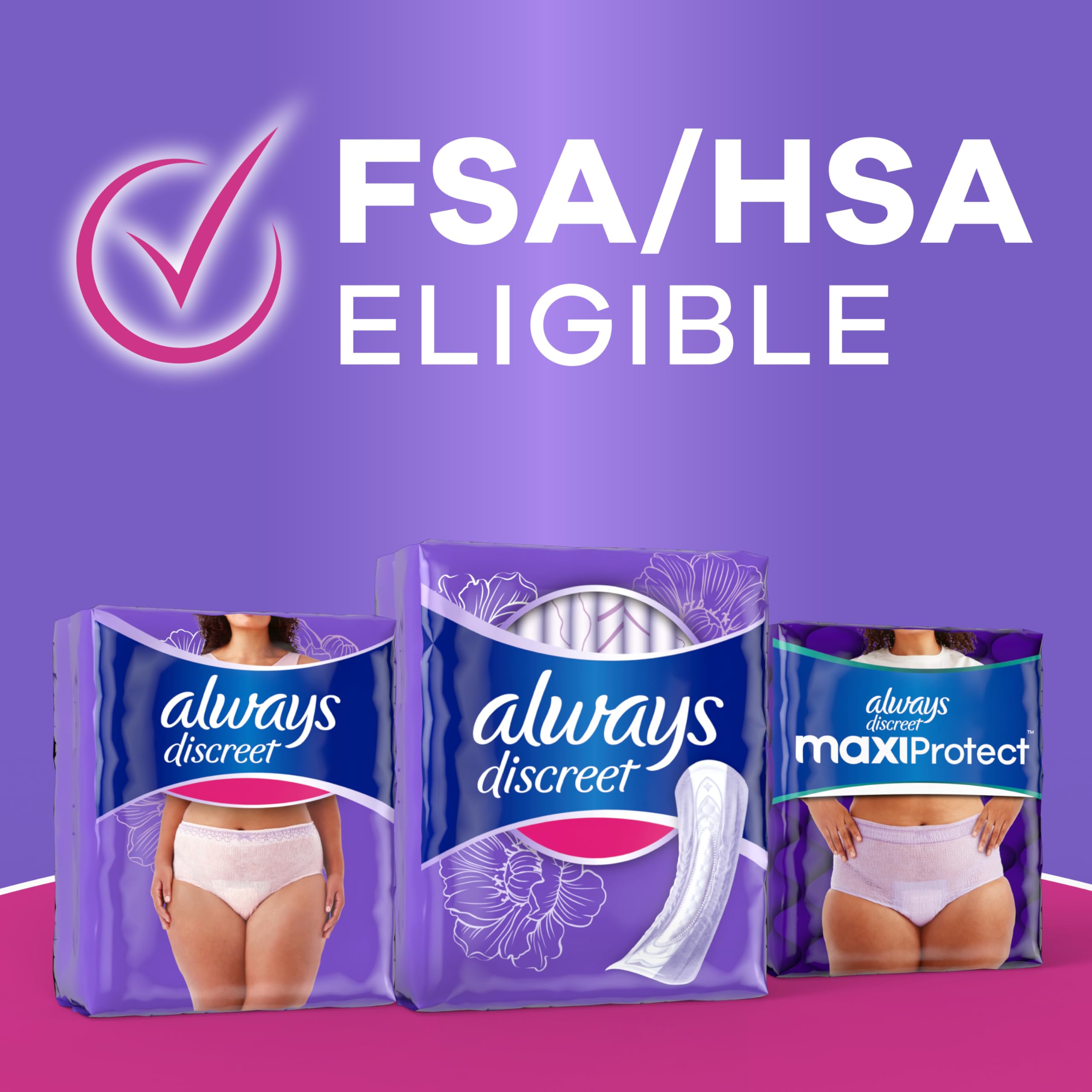 Always Discreet Incontinence Pads | Discreet Protection

