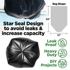 ToughBag Heavy-Duty Trash Bags | Gusseted Liner

