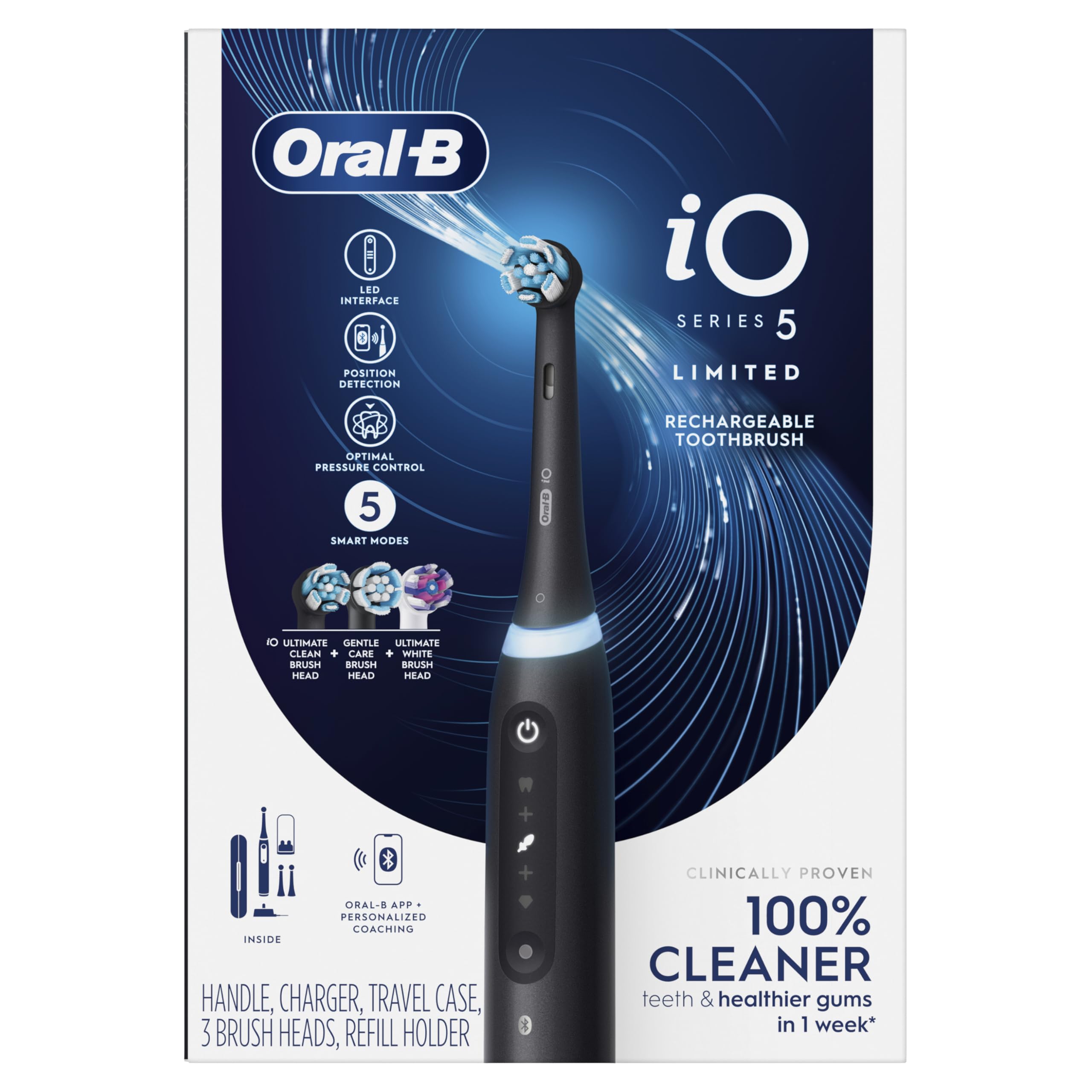 Oral-B iO5 Rechargeable Toothbrush | Deep Clean & Whiten

