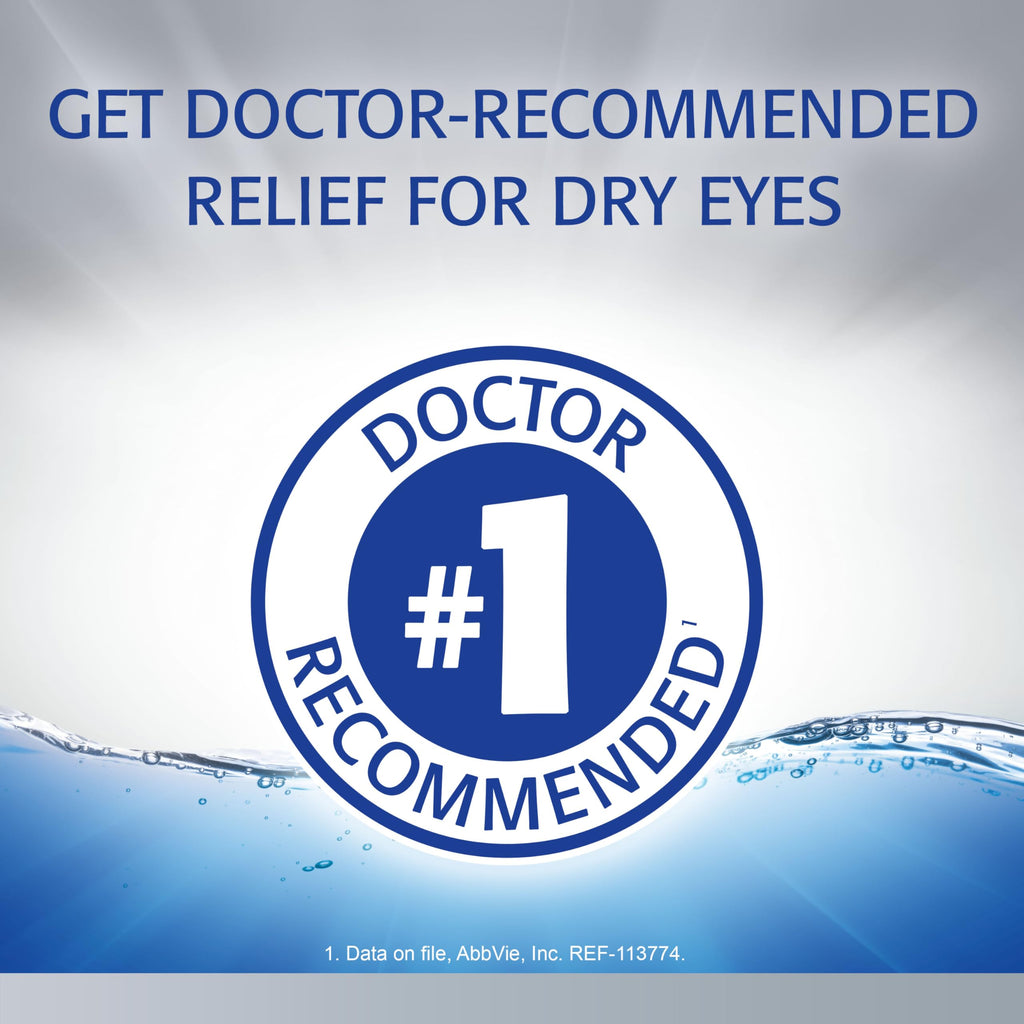 Refresh Optive Advanced Lubricant Eye Drops for Dry Eyes

