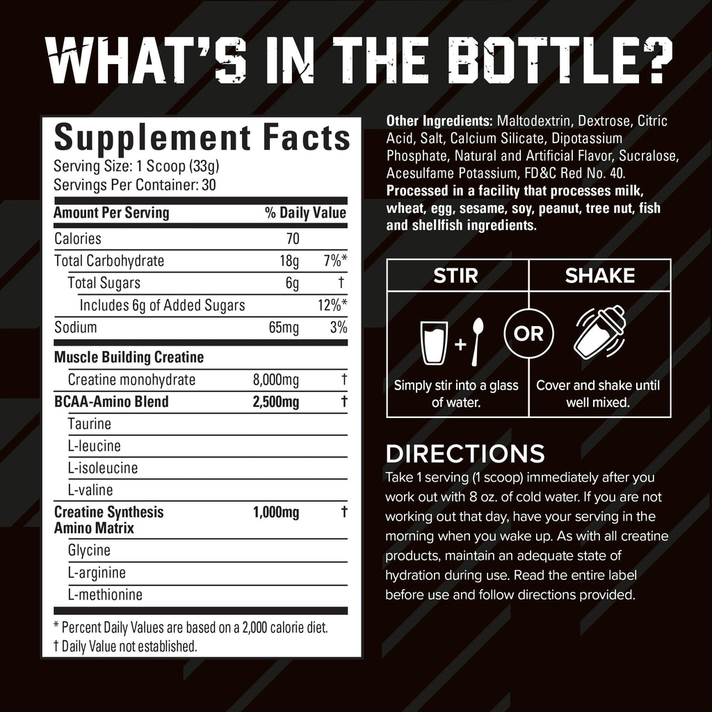 Six Star Creatine Powder for Muscle Performance

