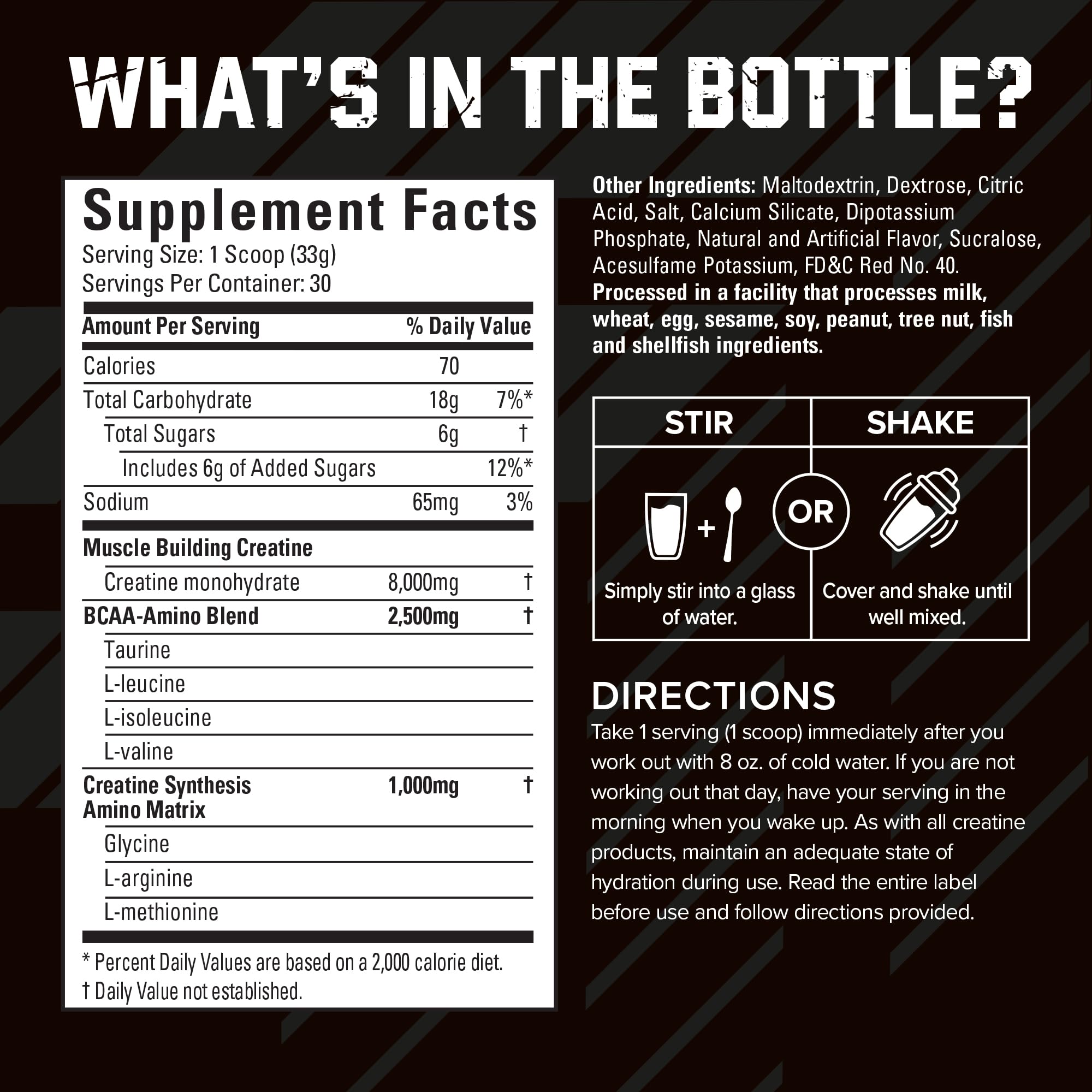 Six Star Creatine Powder for Muscle Performance


