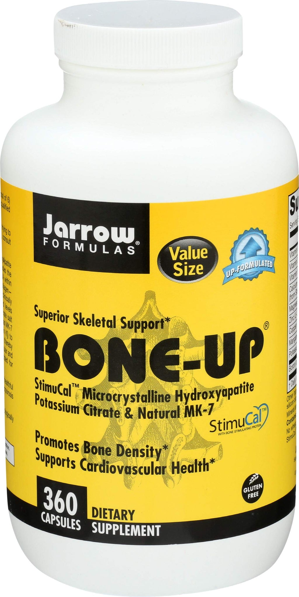 Jarrow Formulas BoneUp for Bone Density - Calcium, D3 & K2

