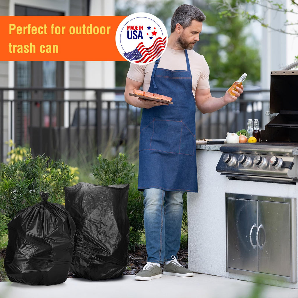 Delxo Trash Bags Leak-Proof Star Seal | Perforated Dispense

