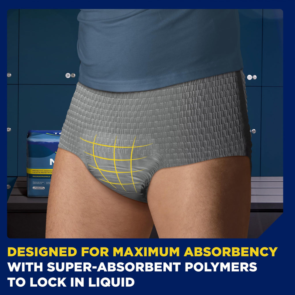TENA Incontinence Underwear for Men - Protective Maximum

