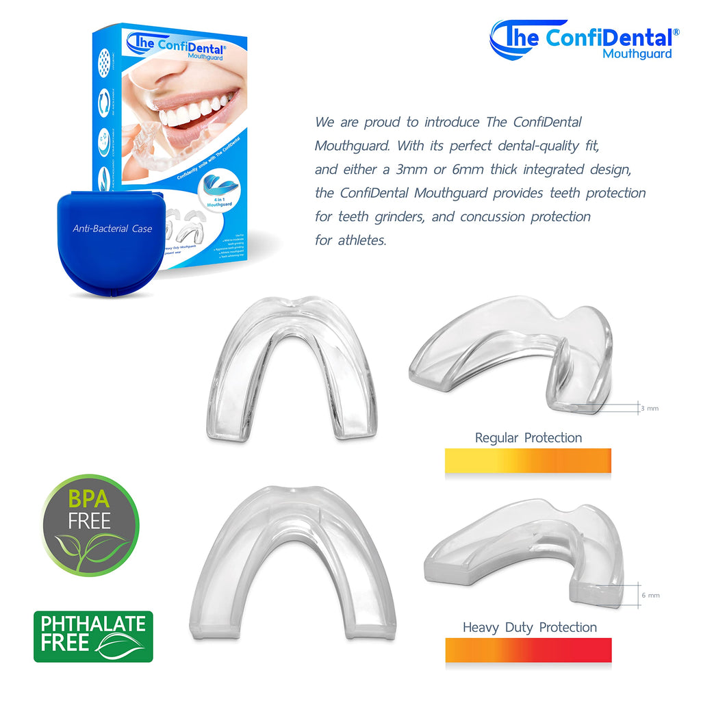ConfiDental Anti Grinding Guard Moldable Night Mouth Guard

