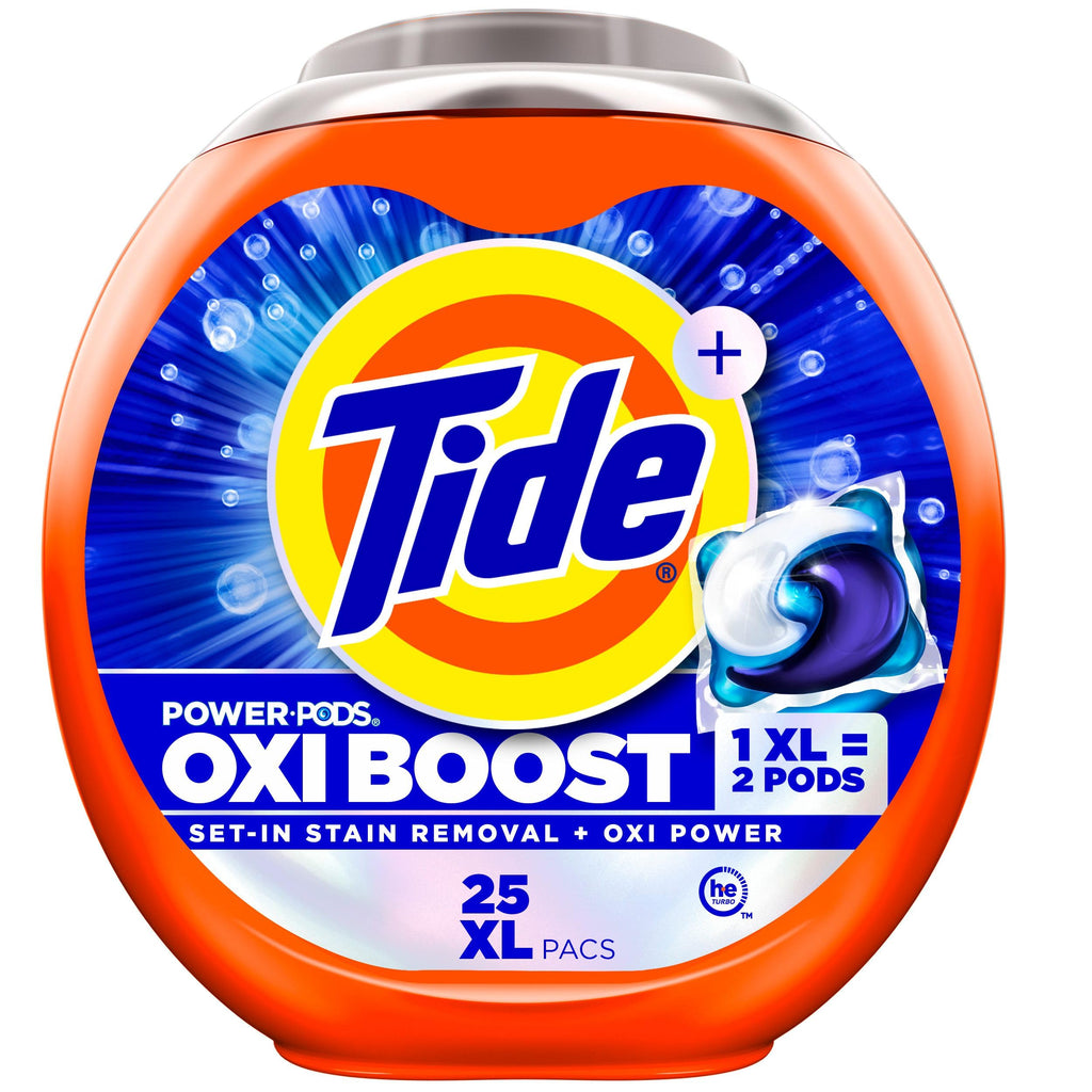 Tide Oxi Boost Power Pods Laundry Detergent Pacs for Tough Stains