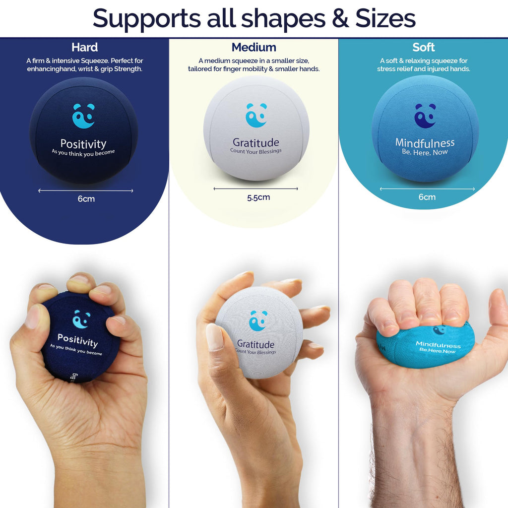 MindPanda Stress Balls for Adults | Grip Therapy

