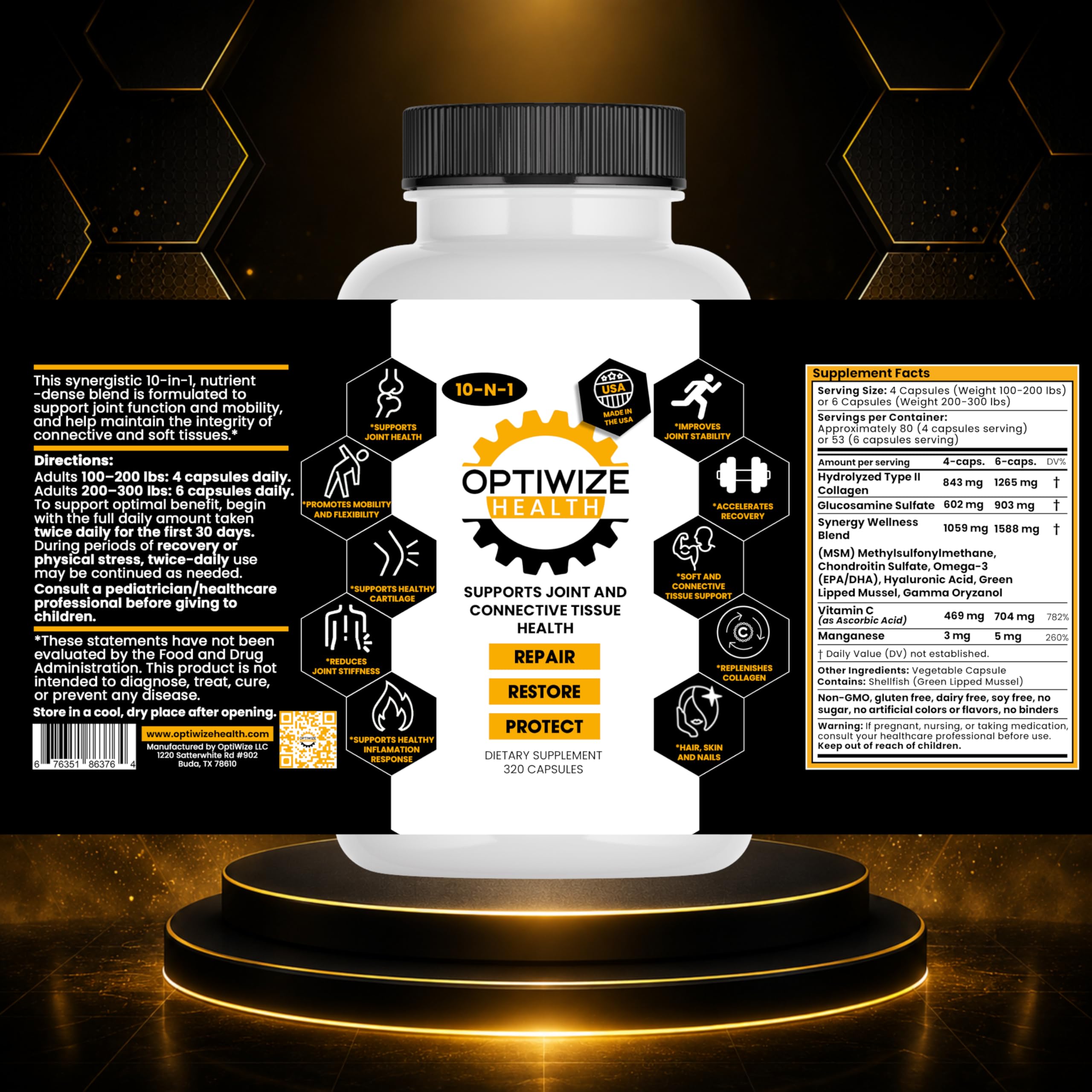 OptiWize Joint Health Supplement | Men & Women

