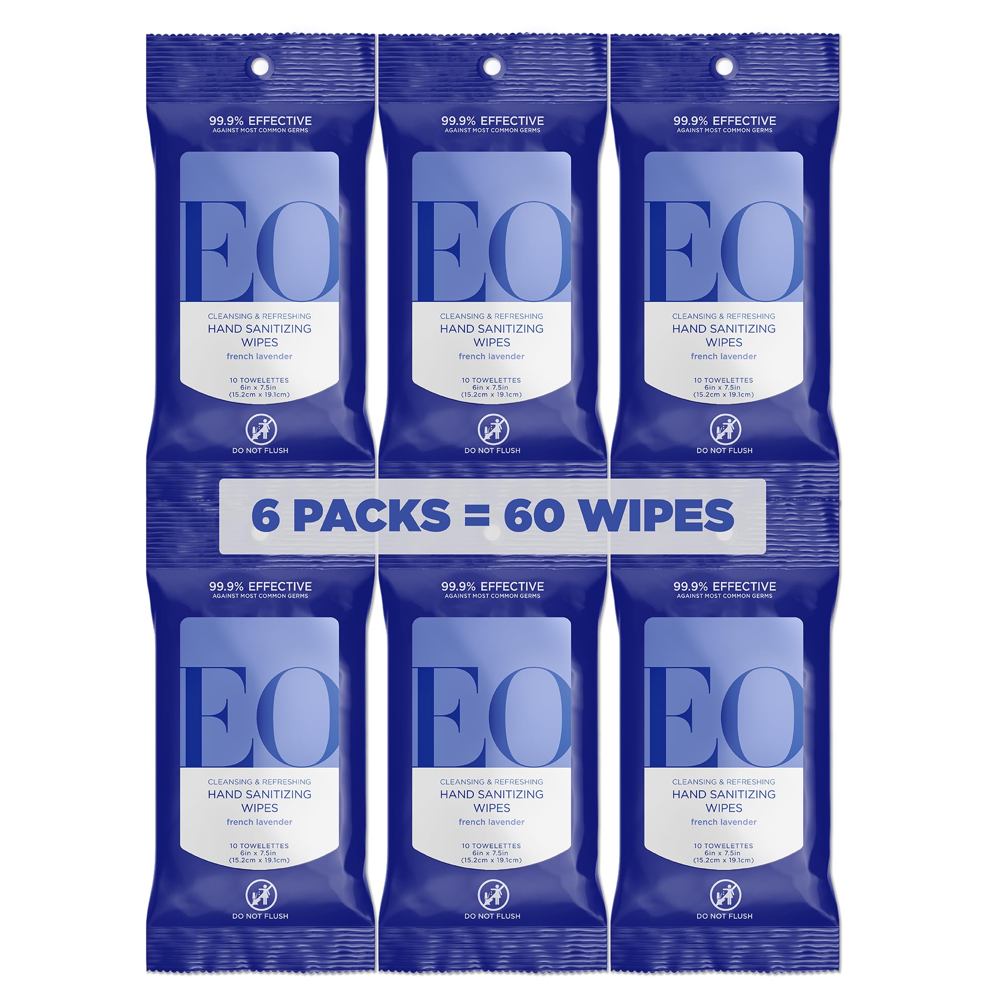 EO Hand Sanitizer Wipes | Cruelty-Free, Benzalkonium-Free

