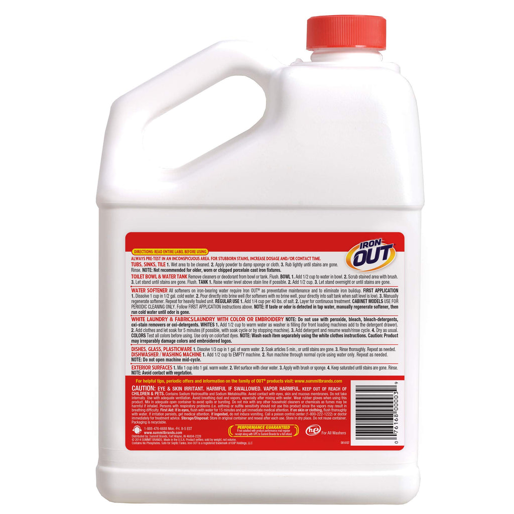 Iron OUT Powder Rust Stain Remover | Heavy-Duty Rust Remover

