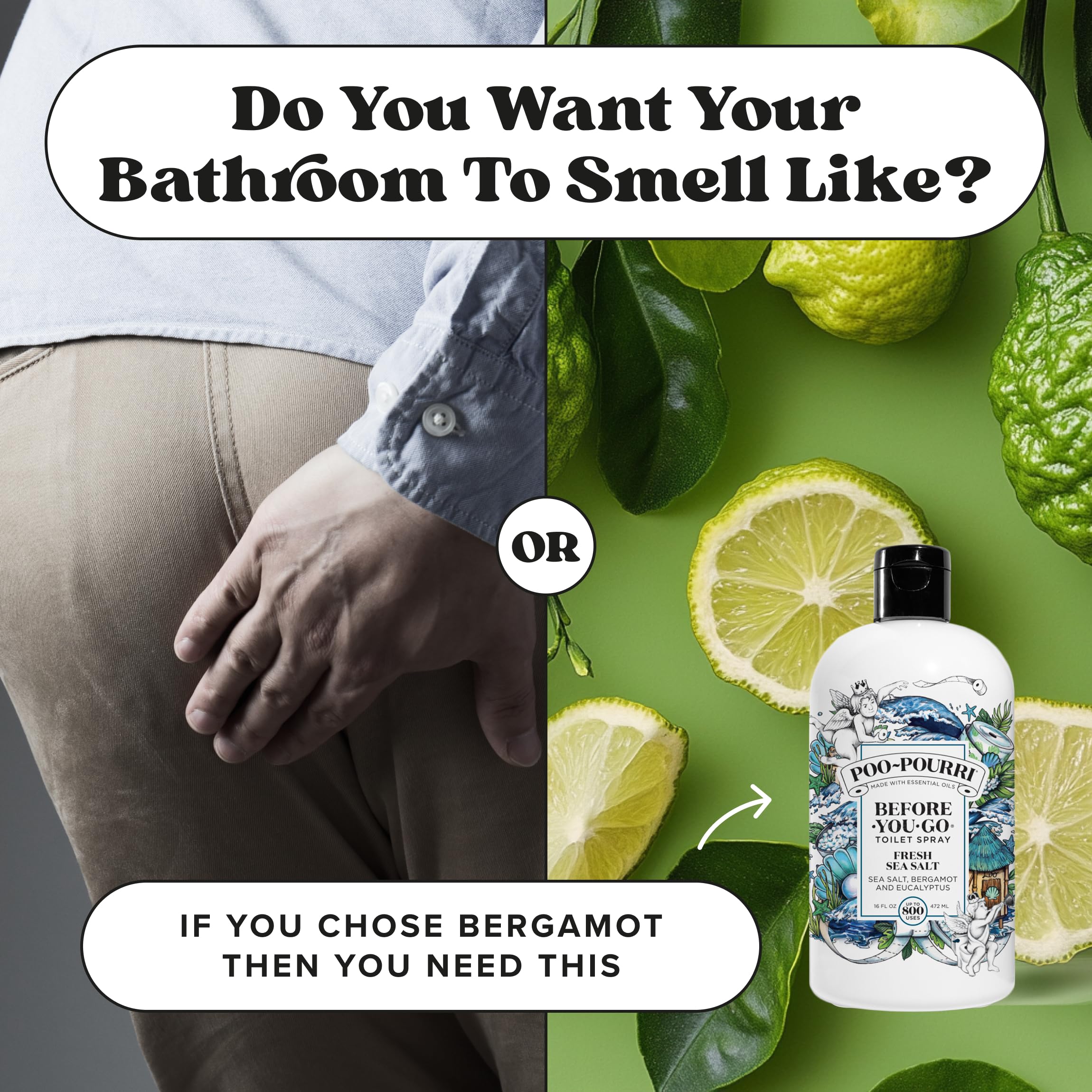Poo-Pourri Toilet Spray - Odor-Blocking Freshness

