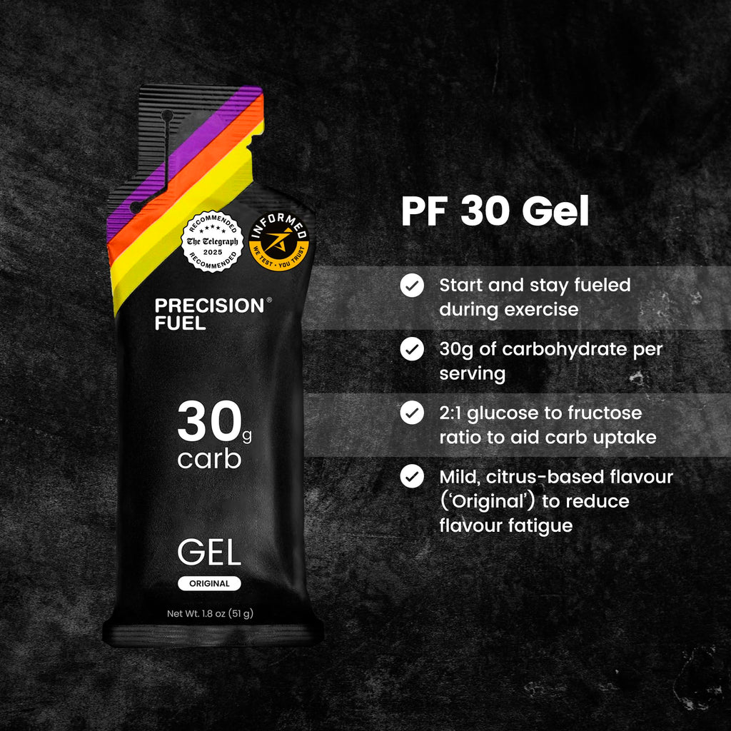 Precision Fuel PF30 Energy Gel for Running - Neutral Flavor

