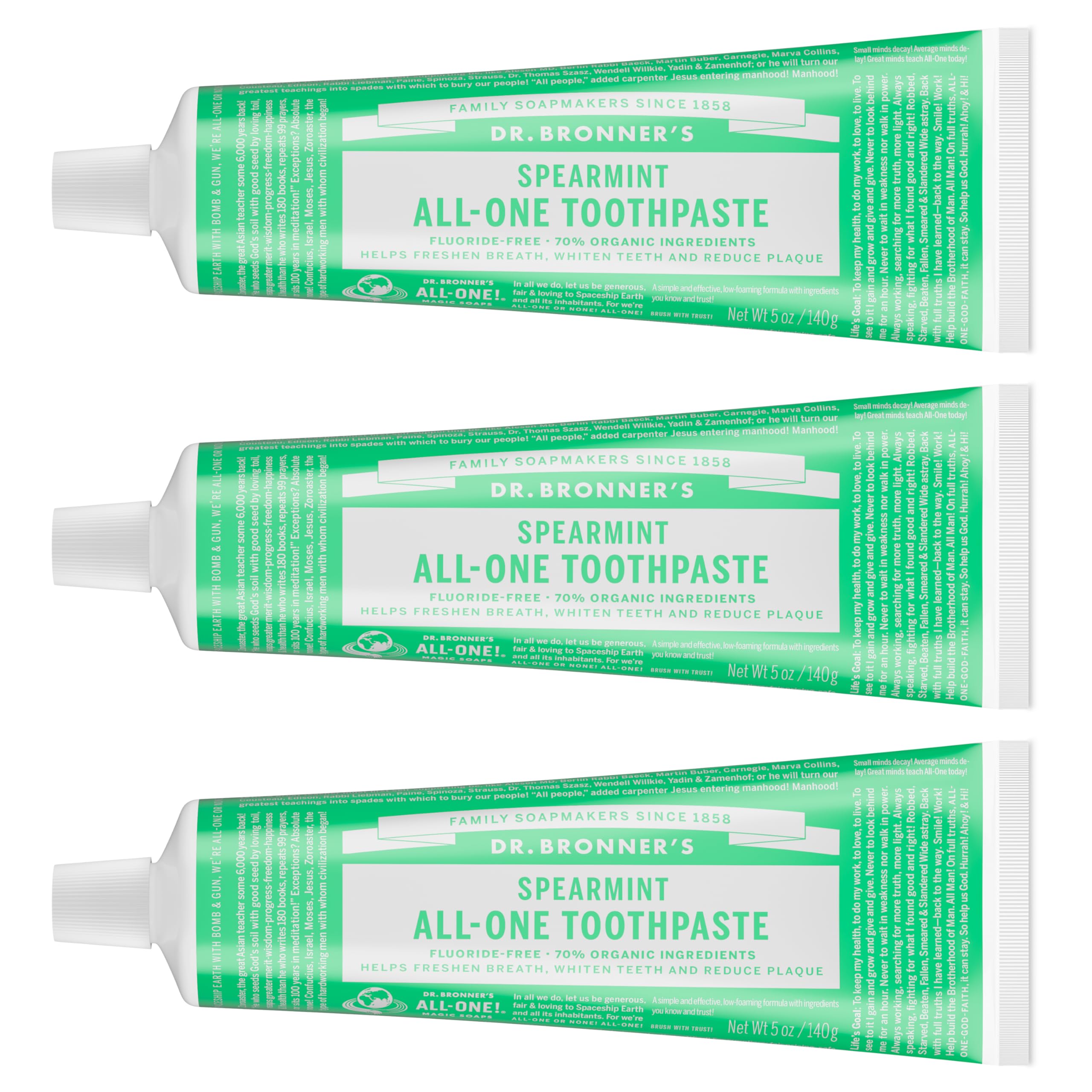 Dr. Bronner’s All-One Fluoride-Free Toothpaste for Adults

