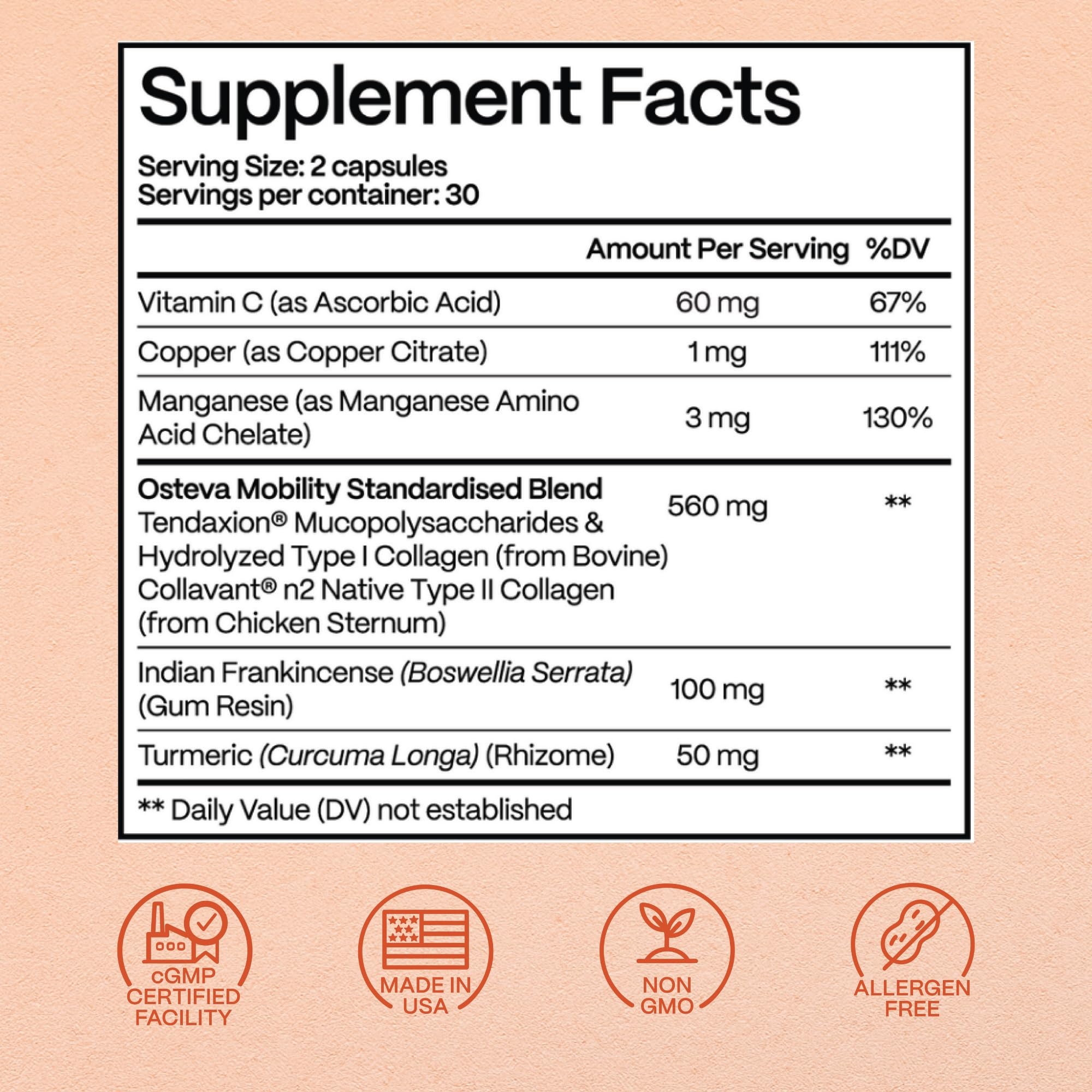 Osteva Joint Support for Women | Collagen & Turmeric

