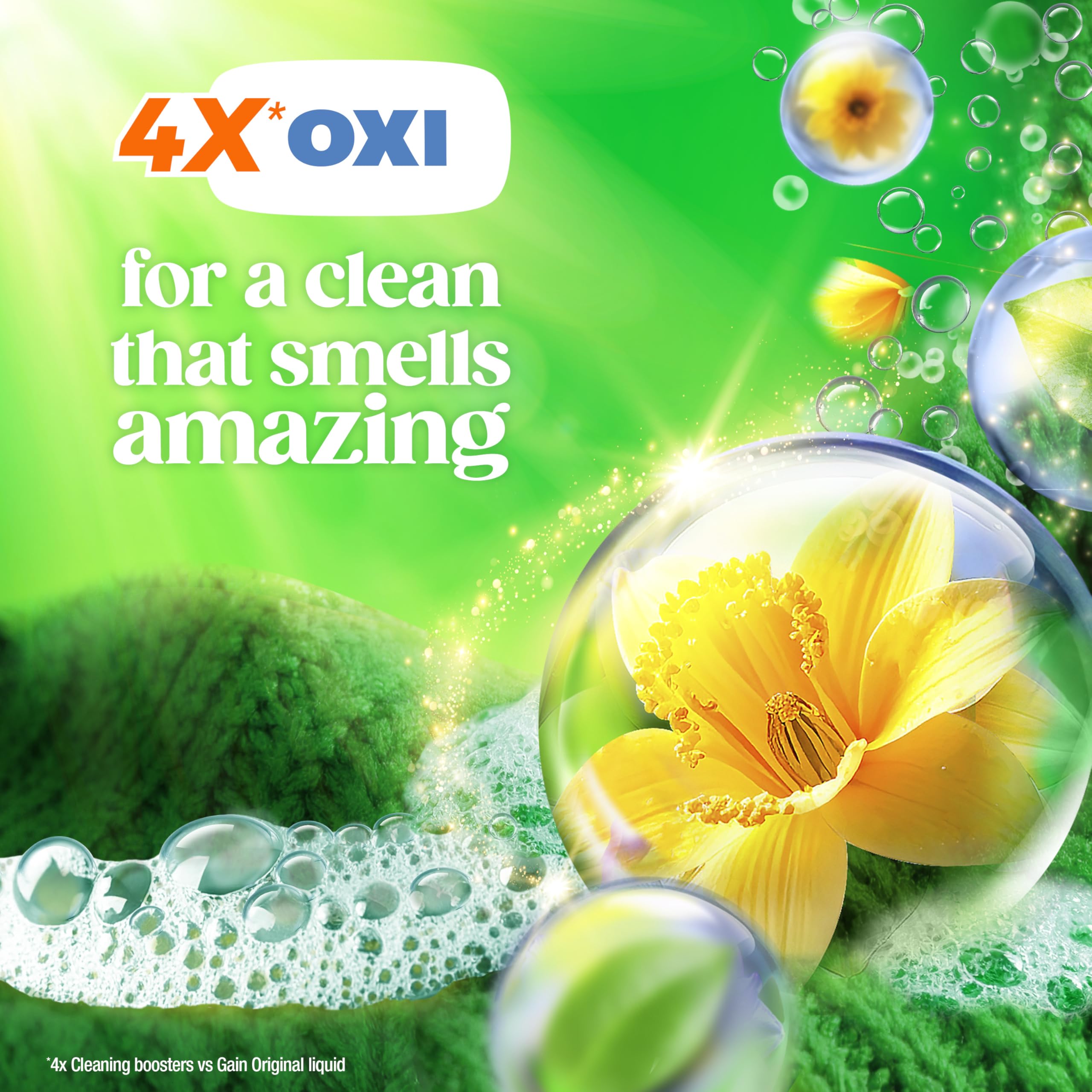 Gain All-in-One Laundry Detergent for Deep Clean | Freshness

