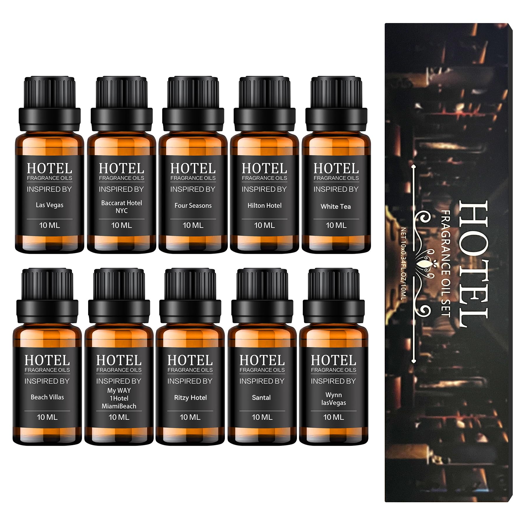 Hotel Collection Diffuser Essential Oils Gift Set

