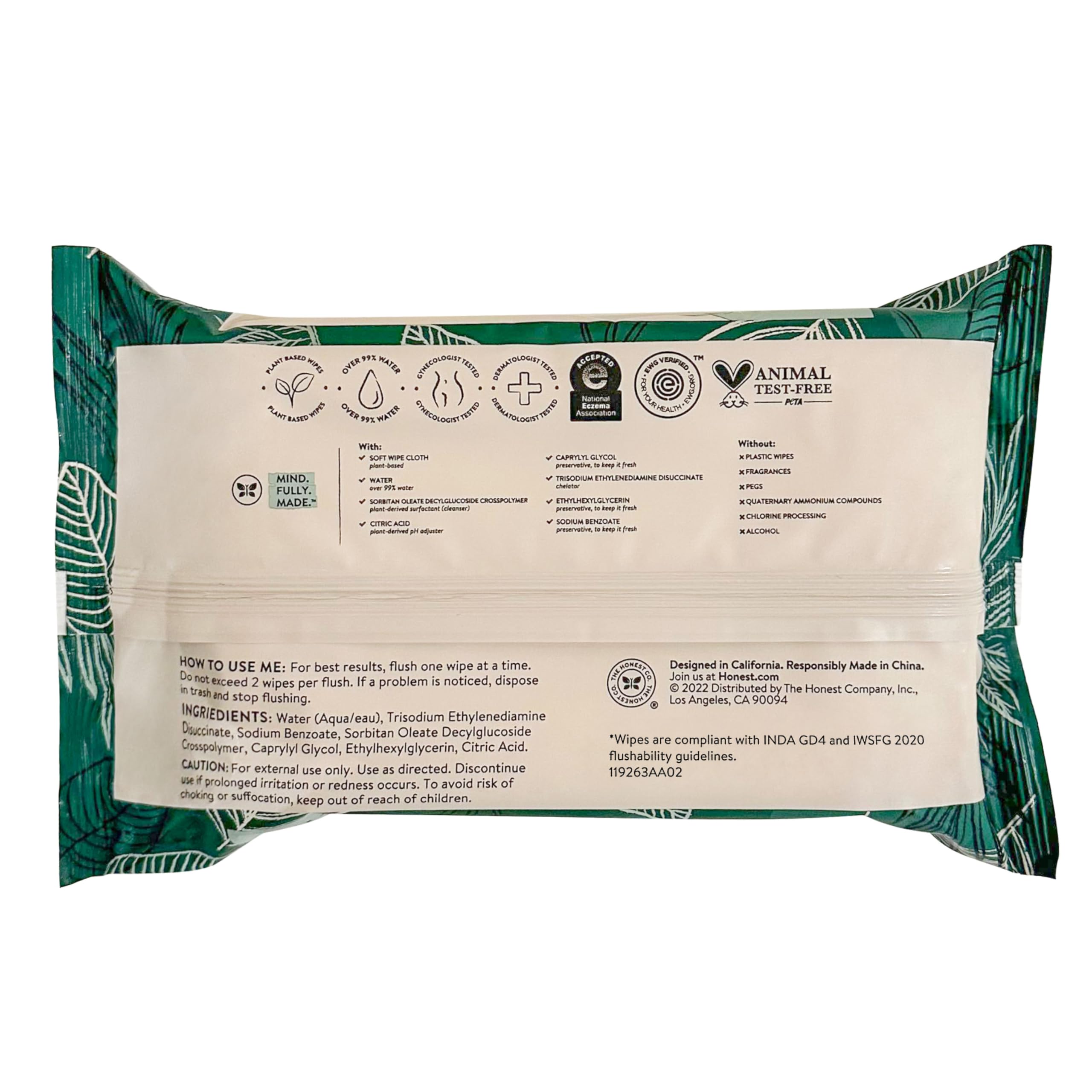 Flushable Wipes for Sensitive Skin | The Honest Company

