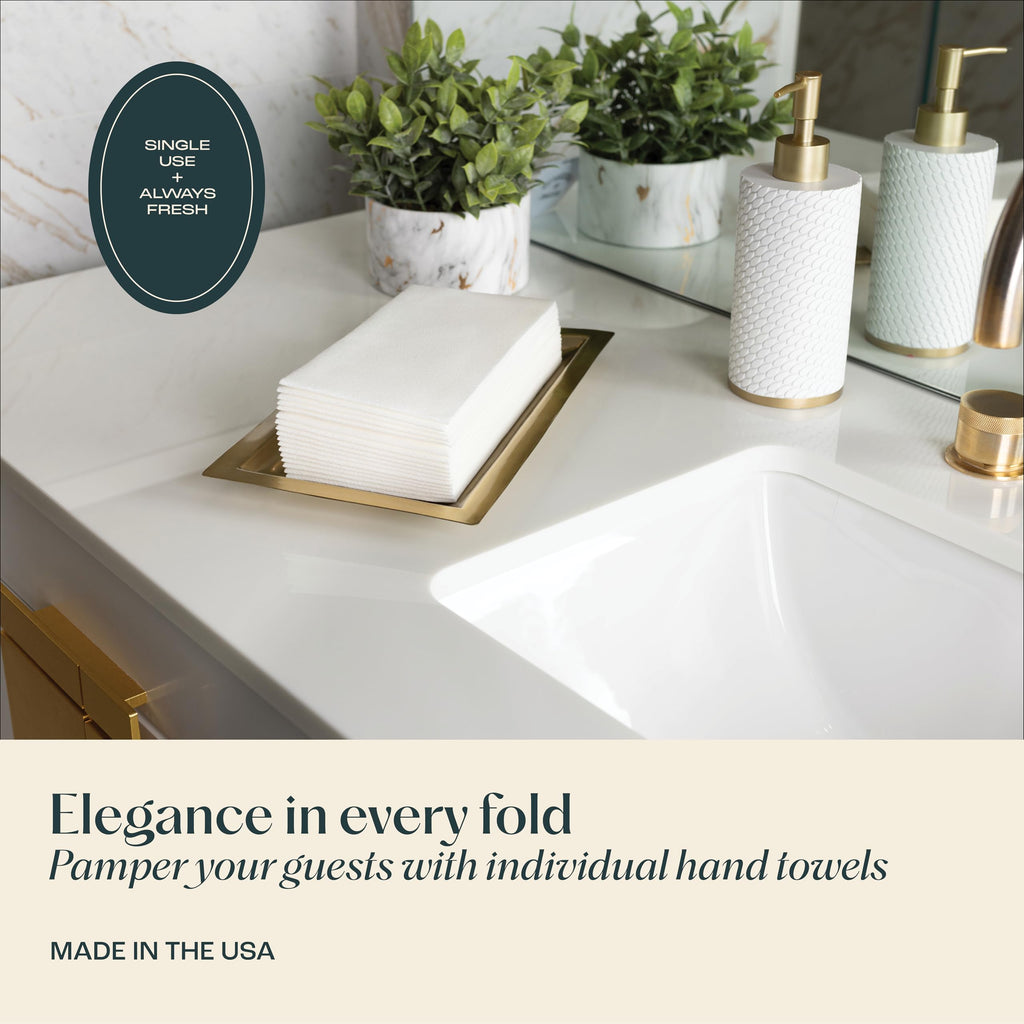 Servietto Linen-Feel Disposable Guest Towels

