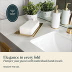 Servietto Linen-Feel Disposable Guest Towels

