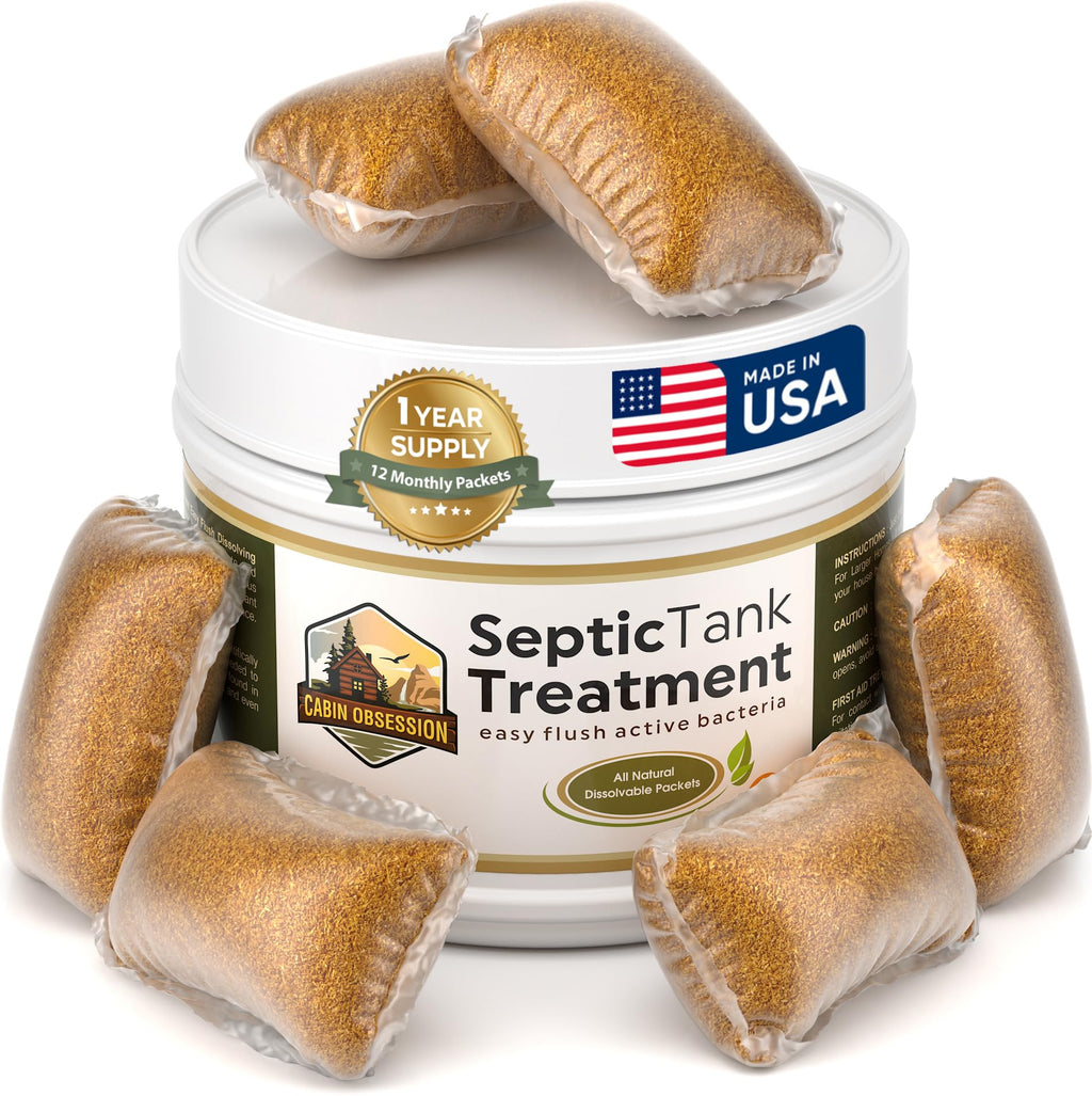 Septic Tank Treatment with Dissolvable Bacteria for Healthy Systems