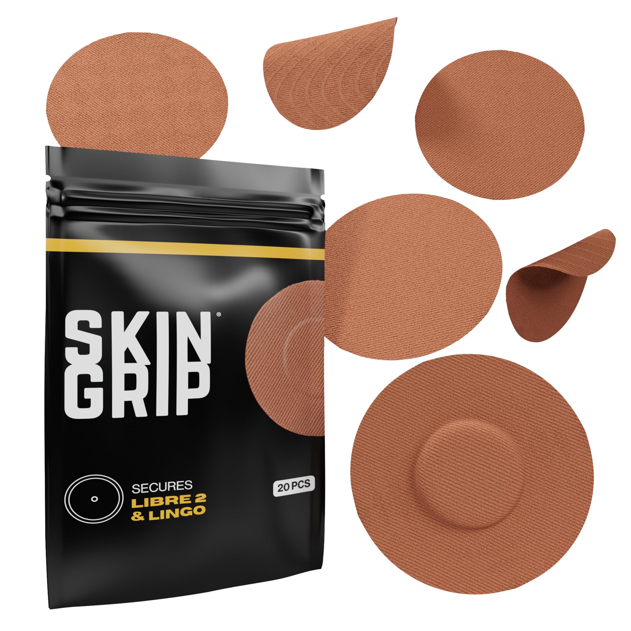 Skin Grip CGM Patch for Sensor Covers